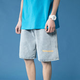 Men Jeans Shorts Loose Casual Shorts